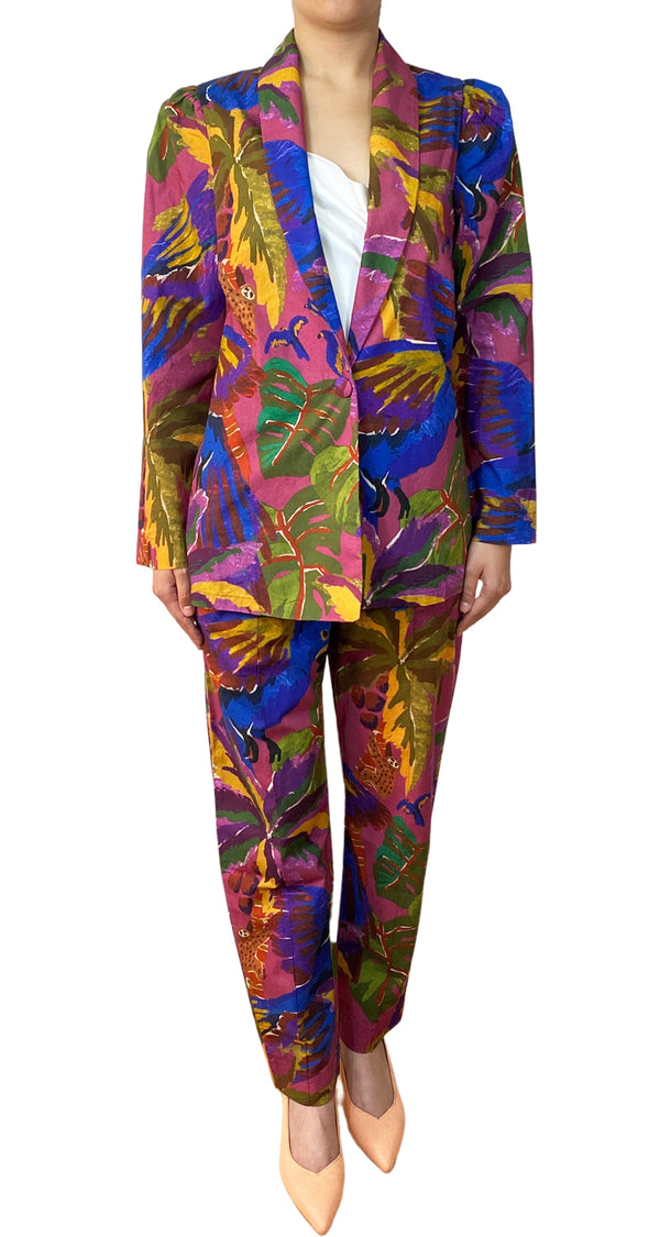 Conjunto Multicolor Pantalón Blazer