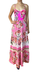 Vestido Rosado Flores