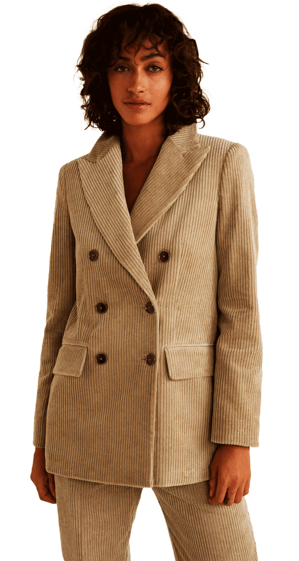 Corduroy Structured Blazer