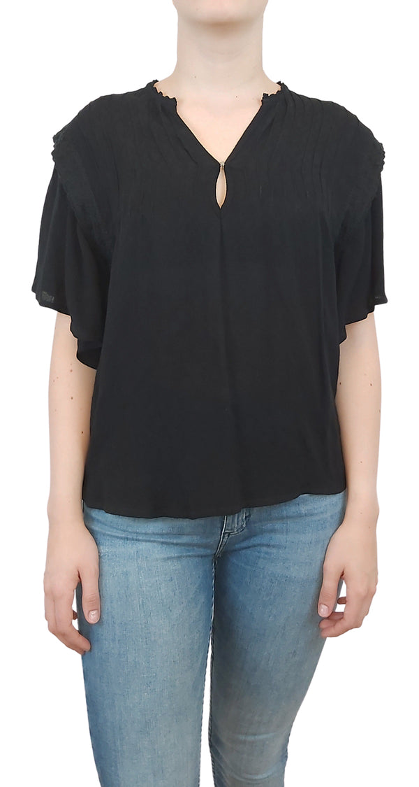 Blusa Collet Negra