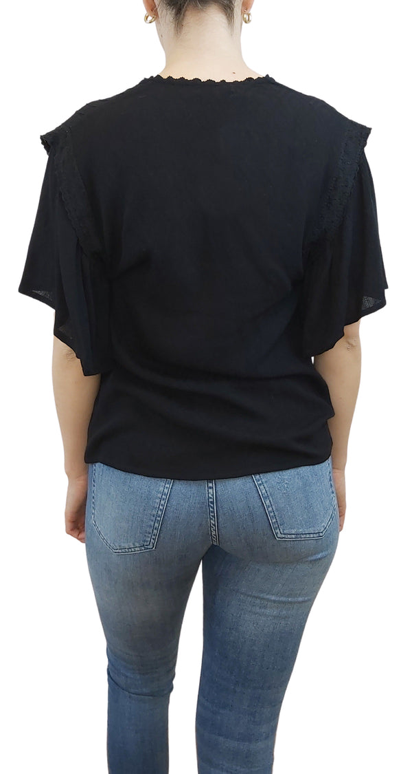 Blusa Collet Negra