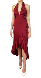 Vestido Burdeo Vuelos