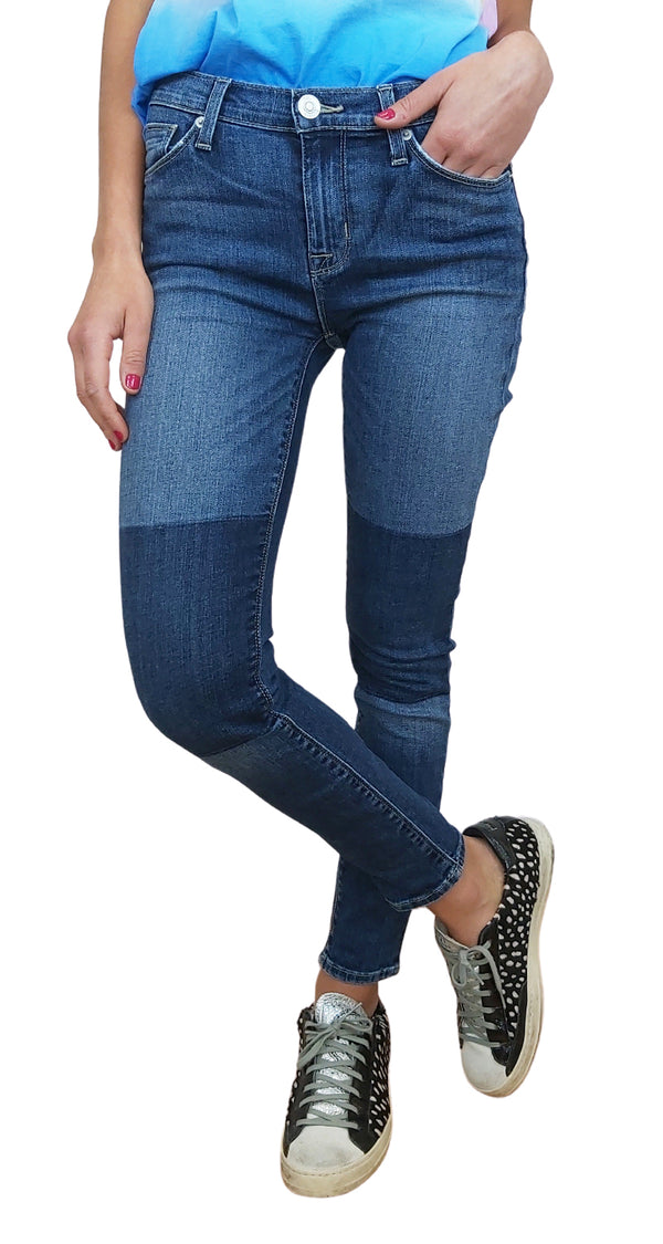 Jeans Nico Mid Rise Ankle Skinny in Fleet