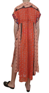 Smiling Sun Embroidered Maxi Dress