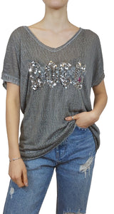 Polera Rock Gris