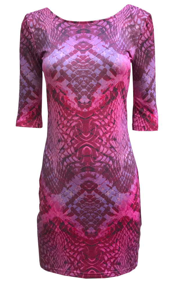 Vestido Pink Snake (6555716255879)