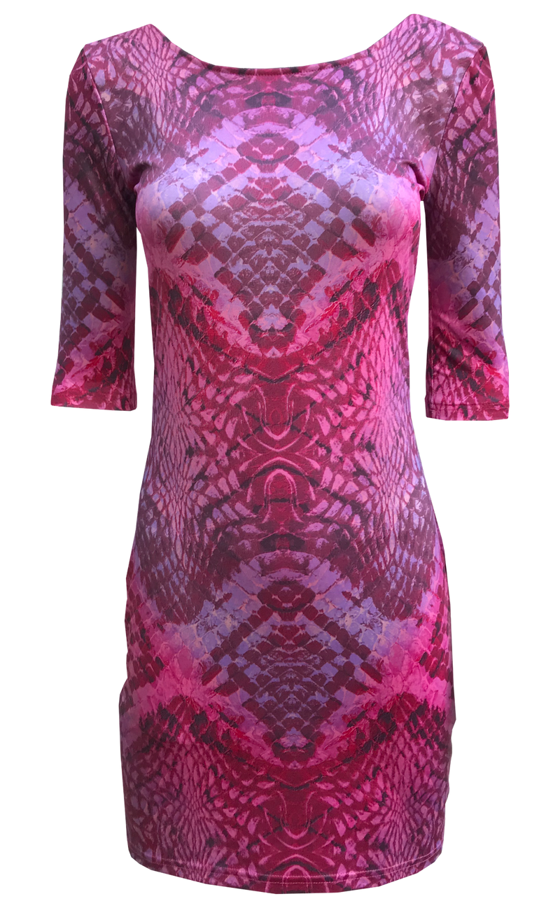 Vestido Pink Snake (6555716255879)