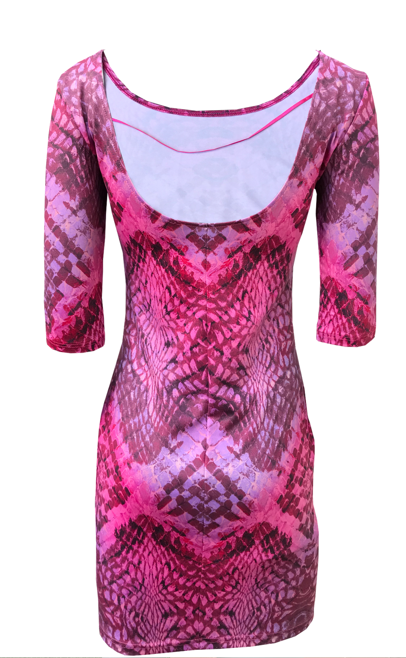 Vestido Pink Snake (6555716255879)