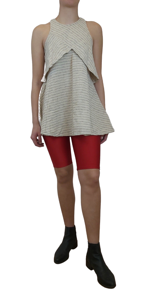 Vestido Texturizado Beige
