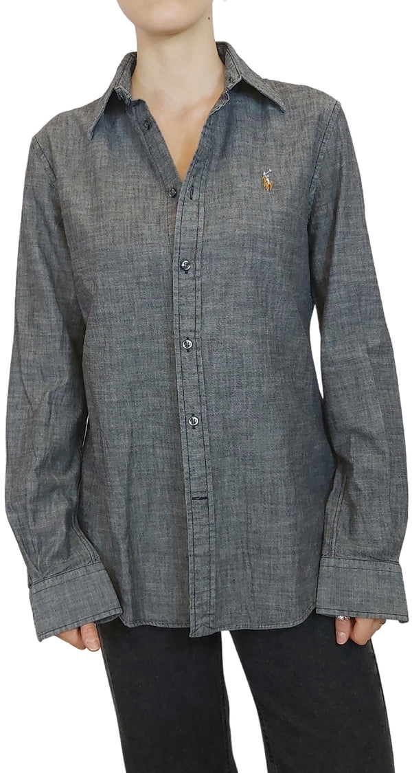 Camisa Gris Algodón