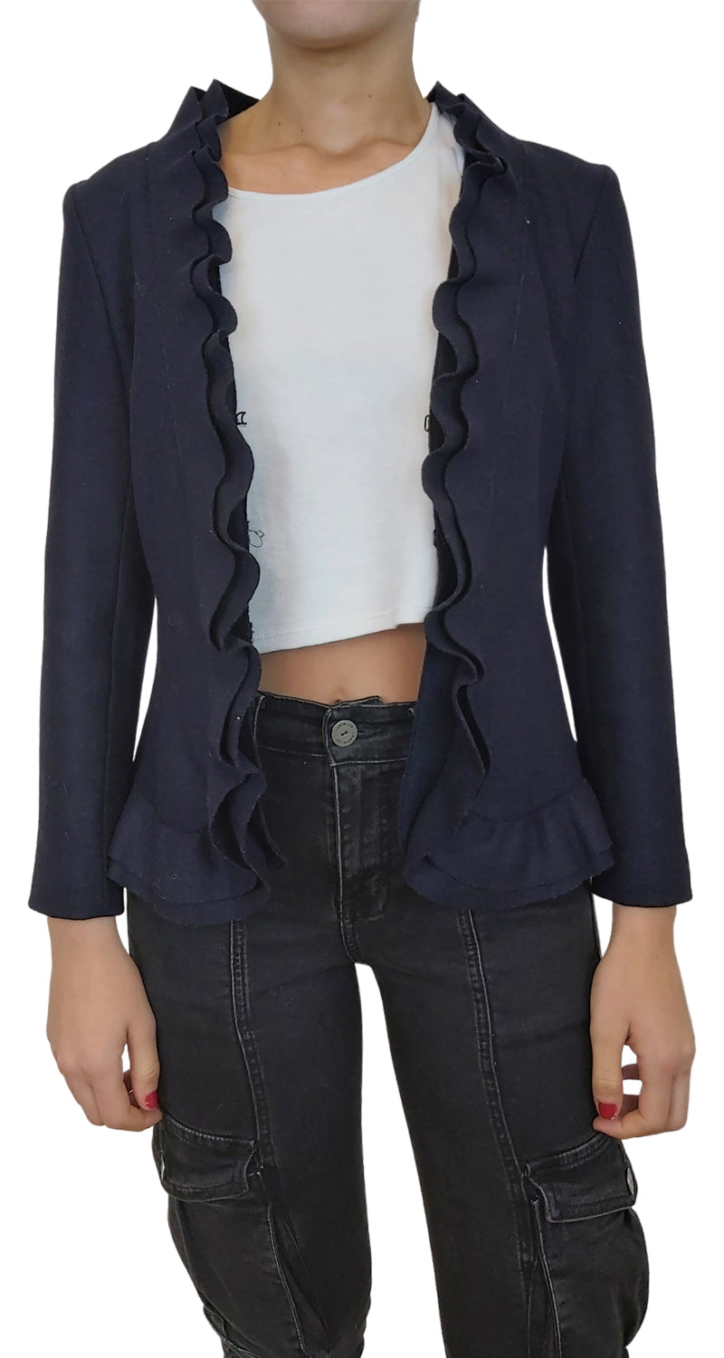 Chaqueta Lana Azul Navy