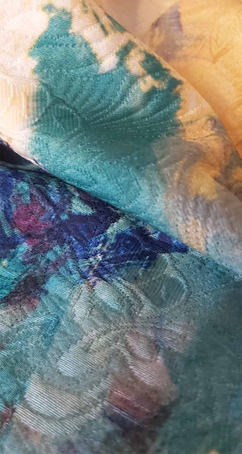 Falda Evasé Multicolor