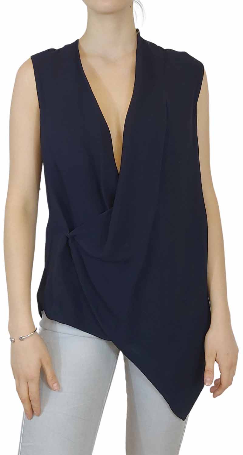 Blusa Cruzada Navy