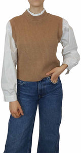 Sweater Camisa Camel