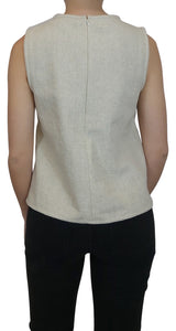 Blusa Sin Mangas Beige Gemas