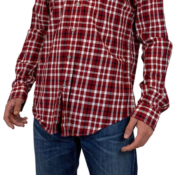 Camisa cuadrille roja clearance
