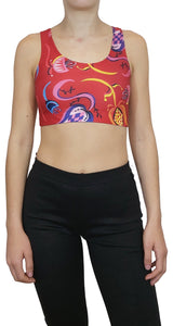 Top Estampado Rojo