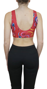 Top Estampado Rojo