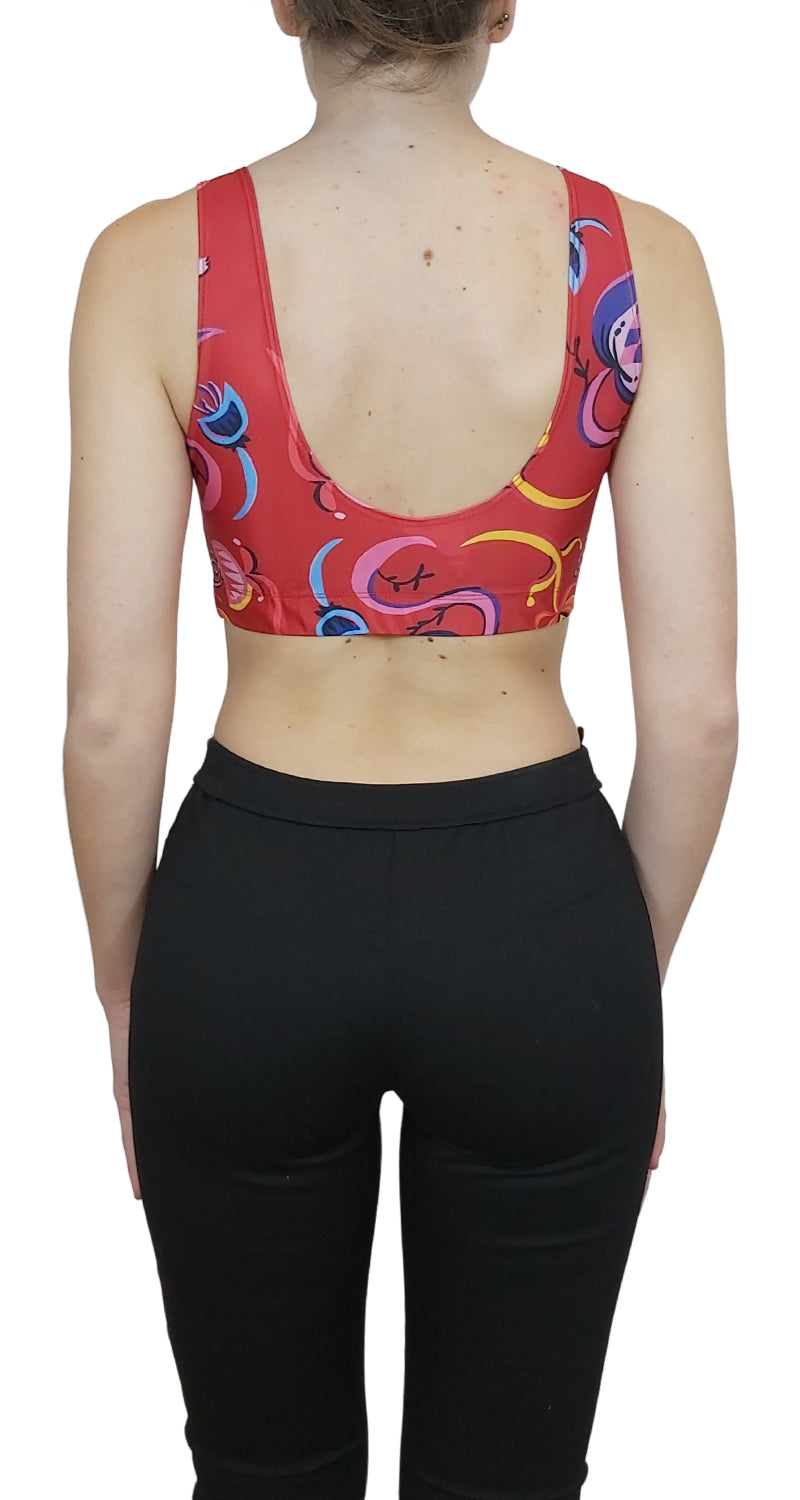 Top Estampado Rojo