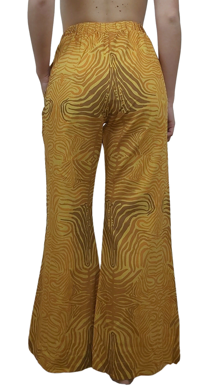Pantalón de Lino Tigre Amarillo