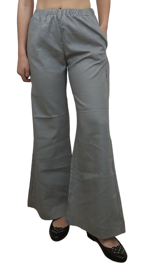 Pantalón de Lino Gris