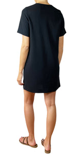 Vestido Negro Cierre