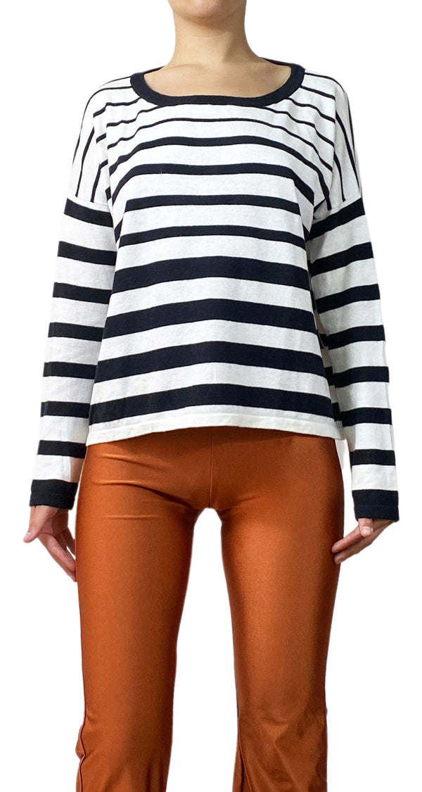 Sweater Blanco Franjas