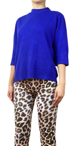 Sweater Azul Mangas 3/4