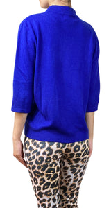 Sweater Azul Mangas 3/4