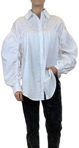 Blusa Blanca Elástico