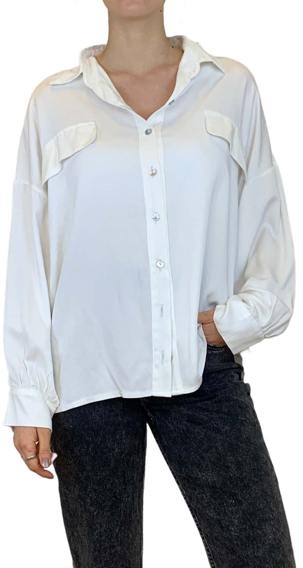 Blusa Blanca Oversize