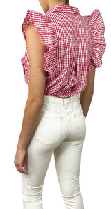 Blusa Cuadros Vuelos