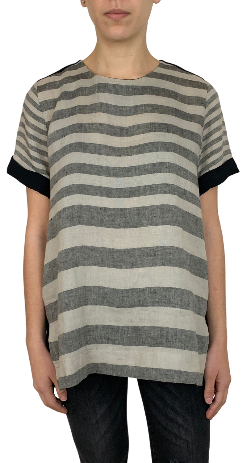 Blusa Franjas Lino