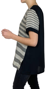 Blusa Franjas Lino