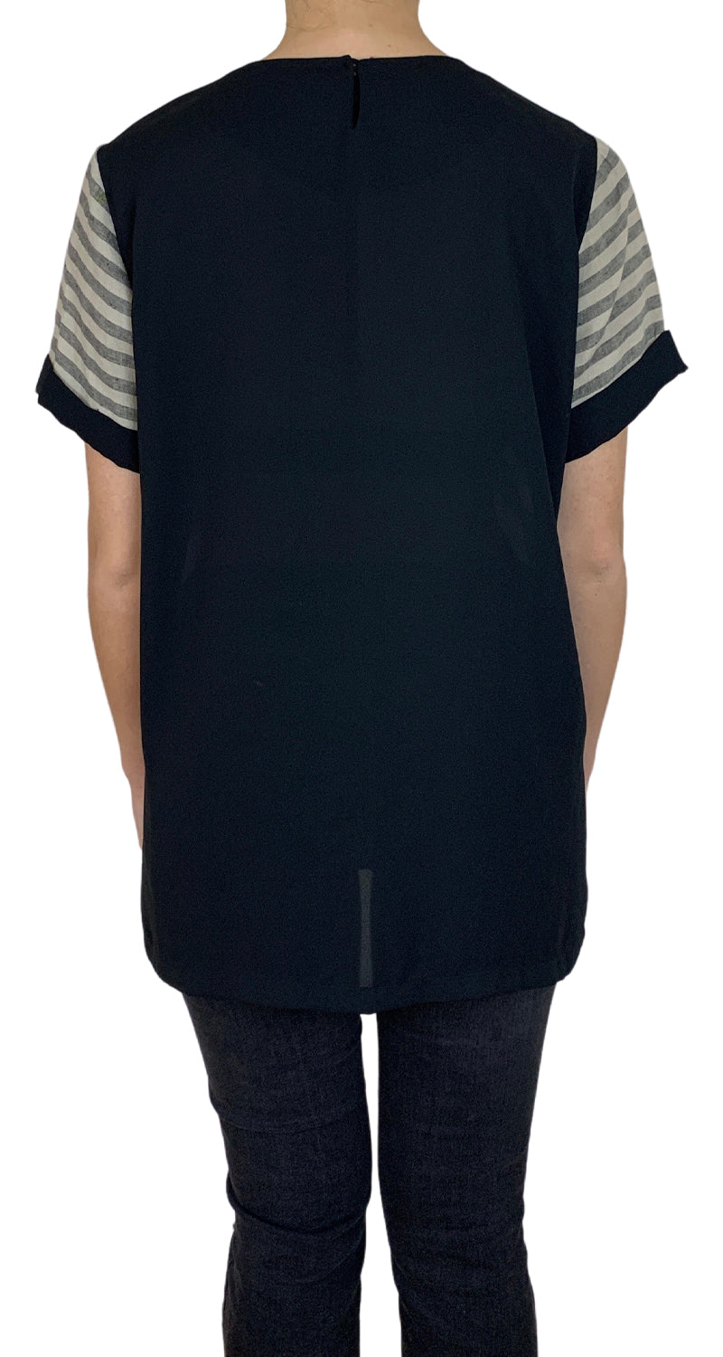 Blusa Franjas Lino