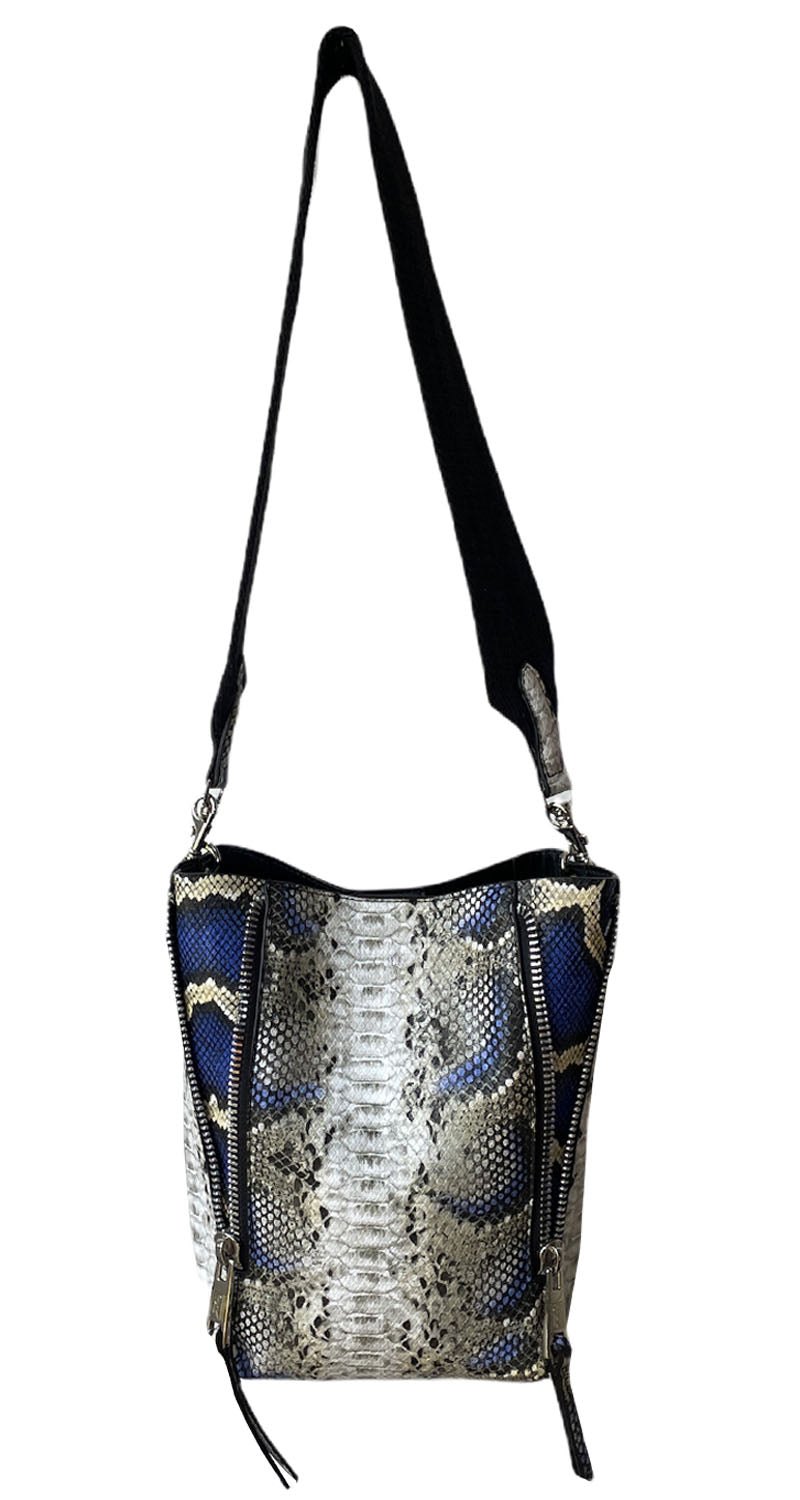 Bolso Reptil Gris