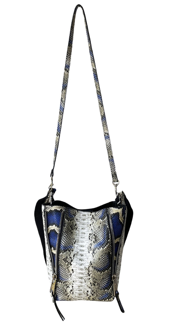 Bolso Reptil Gris