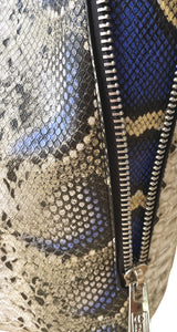 Bolso Reptil Gris