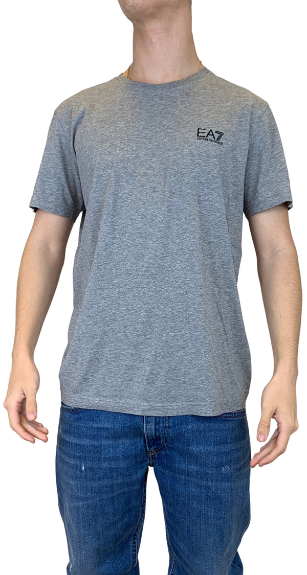 Polera Gris básica Logo