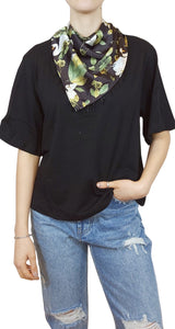 Polera Negra Cisnes