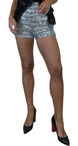 Short Sequins Plateado
