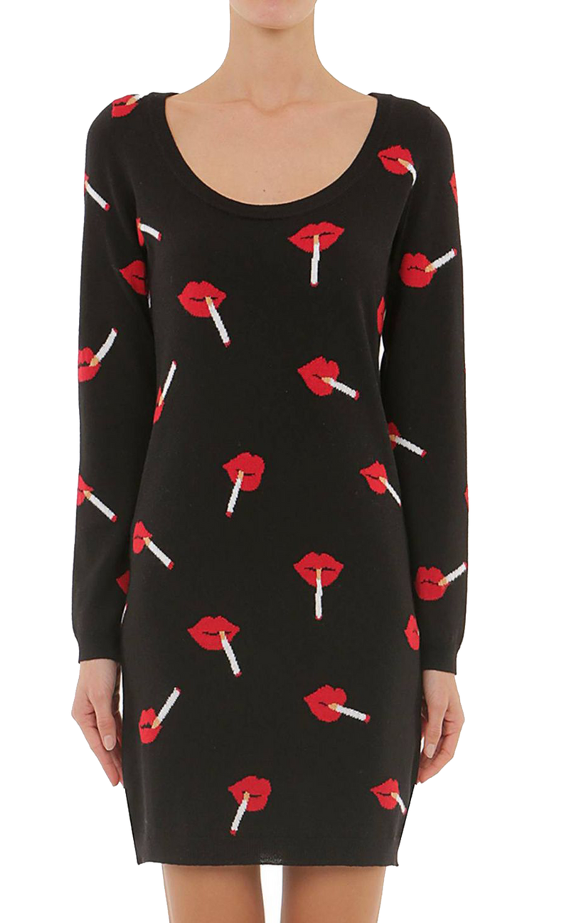 Vestido tejido "Smoking Lips" (5203959251079)