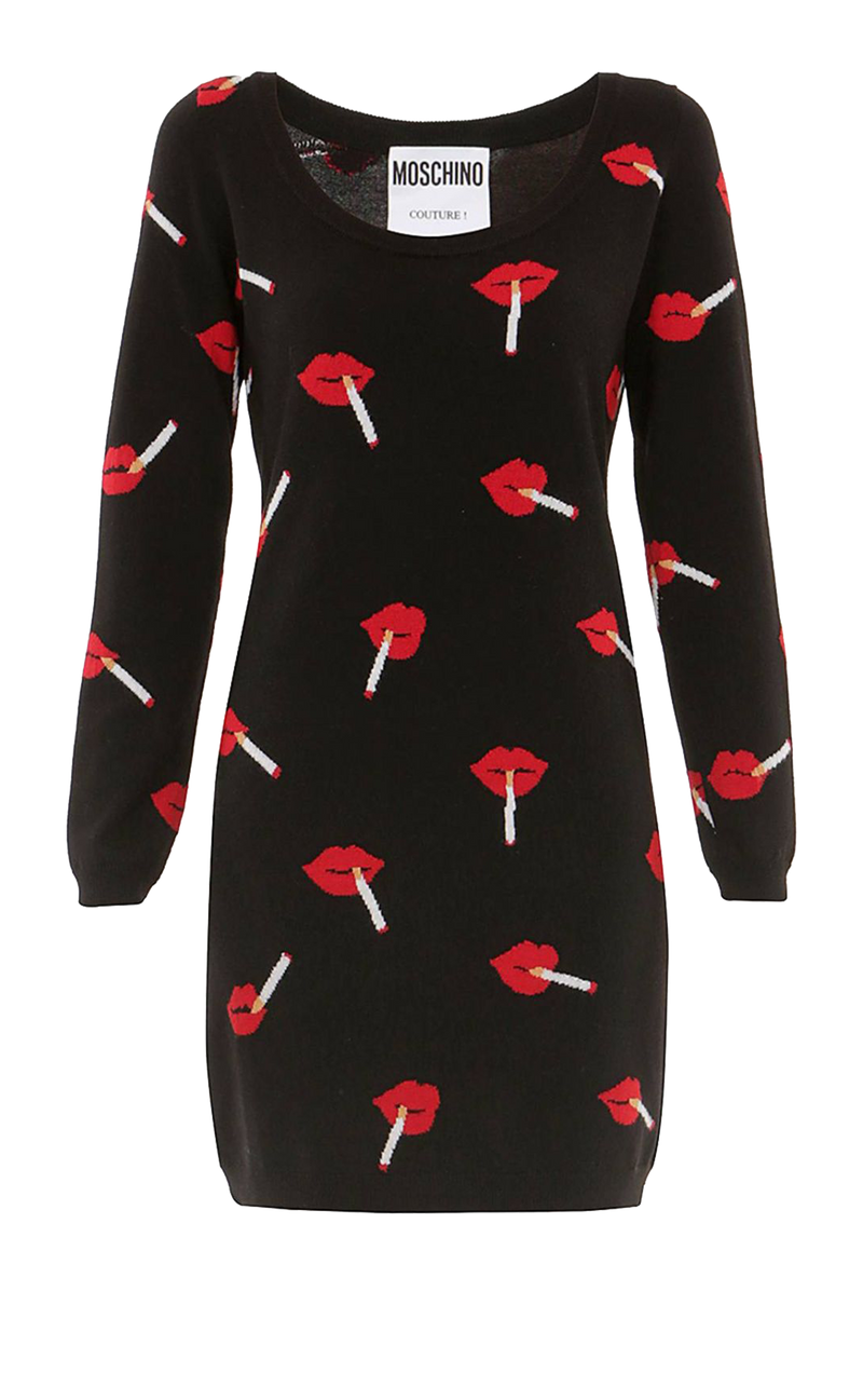 Vestido tejido "Smoking Lips" (5203959251079)