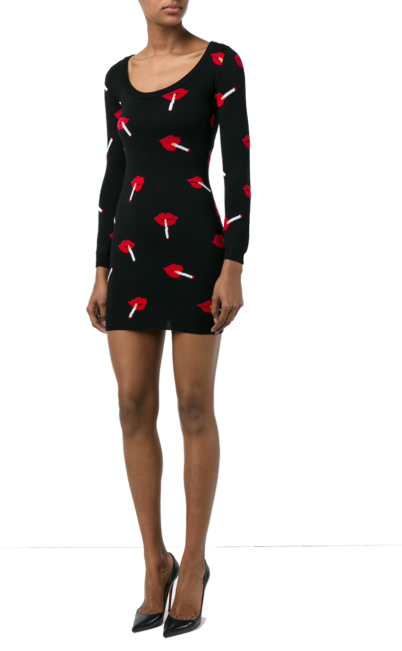 Vestido tejido "Smoking Lips" (5203959251079)