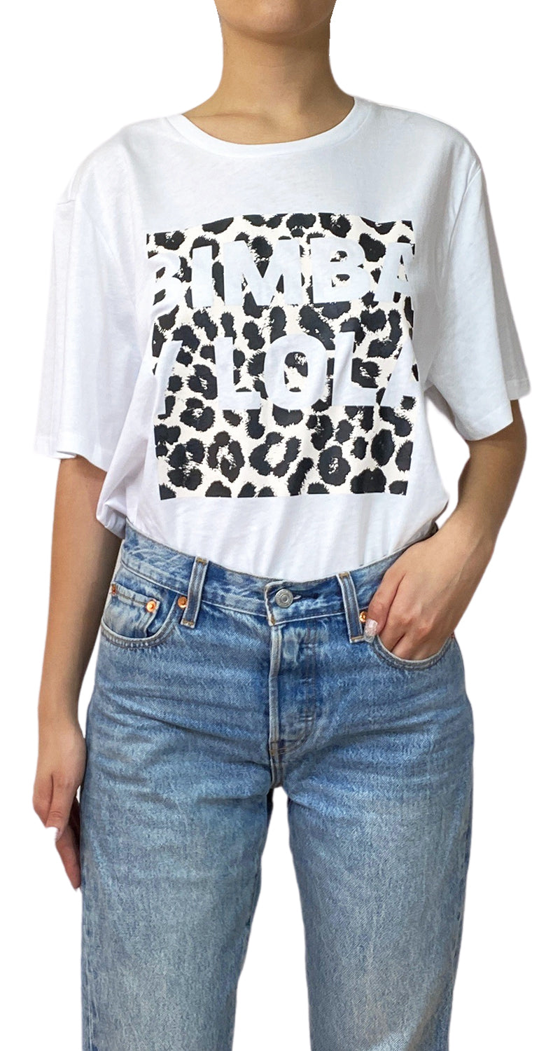 Polera Blanca Estampada