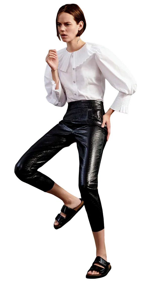 Faux Leather Pants