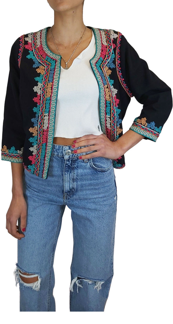 Chaqueta Reni Desai Negro