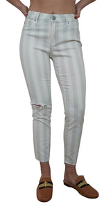 Jeans Lineas Blanco