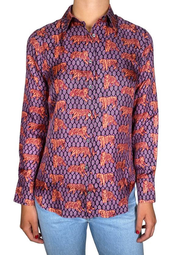 Blusa Tigre Seda