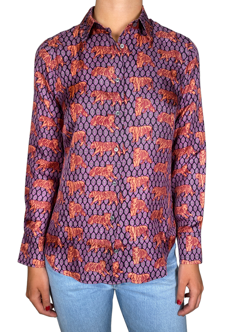 Blusa Tigre Seda